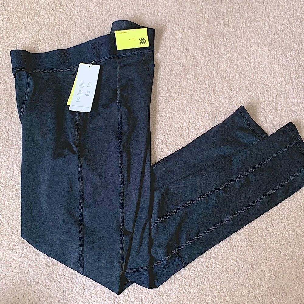 NWT all in motion size large black running tights